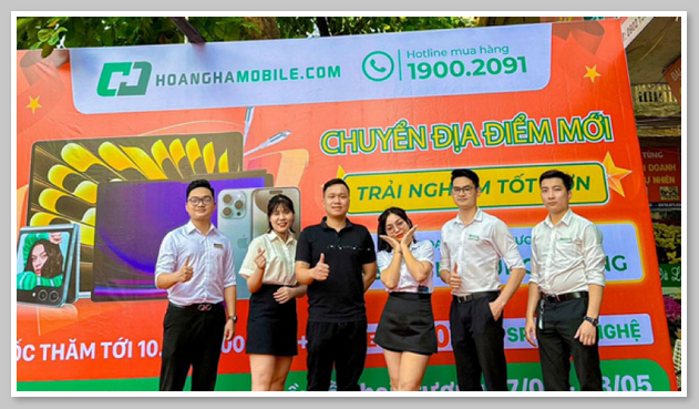 Sự kiện chuyển cơ sở tại Hoàng Hà Mobile Việt Trì